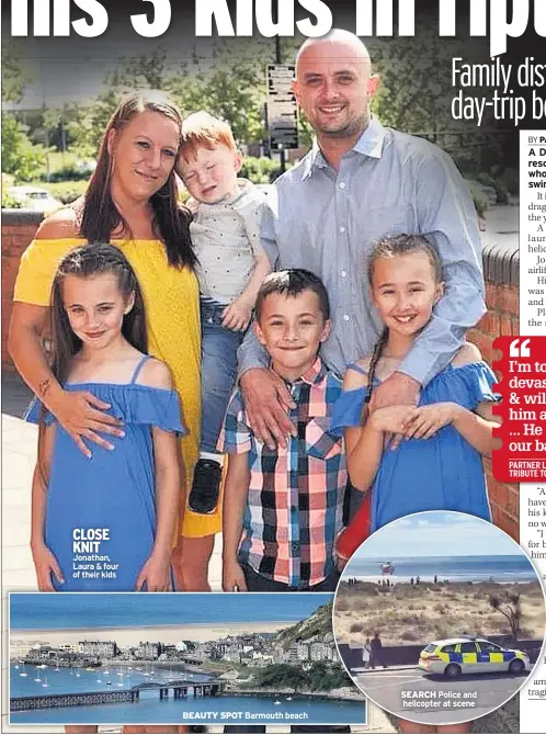  ??  ?? CLOSE KNIT Jonathan, Laura & four of their kids
BEAUTY SPOT
SEARCH