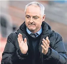  ??  ?? Dundee United manager Ray McKinnon.