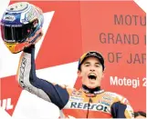  ?? FOTO: CORTESÍA MOTOGP ?? Marc Márquez se lamenta por la cancelació­n del GP de Japón. /