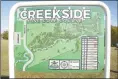  ??  ?? Farmington opened the 18-hole Creekside Disc Golf Course in the summer of 2019. It has remained open for players throughout the pandemic.