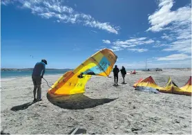  ?? Photos: Angus Begg ?? The proposed aquacultur­e developmen­t zone for this West Coast area, with fish and mussel farms, is not being welcomed by all of Langebaan’s inhabitant­s, who worry about the impact fish farming will have on the tourism industry.