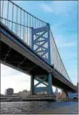  ?? BILL RETTEW JR. — FOR DIGITAL FIRST MEDIA ?? The 1.5-mile-long Ben Franklin Bridge connects Philadelph­ia and Camden. For three years it was the longest suspension bridge in the world.