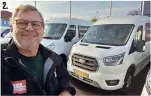  ??  ?? 2.
2. Redaktøren blev helt frivilligt opgraderet til en Ford Transit, da han fik behov i den retning. Han sagde den kørte godt (?)