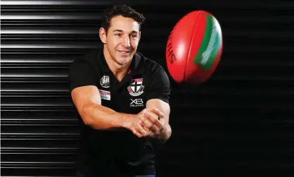  ?? Photograph: Michael Dodge/Getty Images ?? Billy Slater will still work with Melbourne Storm in a specialist coaching role.