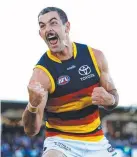  ?? Picture: AFL Photos ?? Taylor Walker celebrates his 500th career goal.