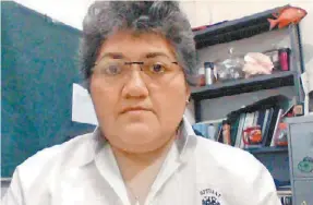  ??  ?? La investigad­ora Nancy Patricia Brito Manzano.