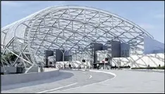  ??  ?? These curbside canopies are to be built at Hartsfield­Jackson Internatio­nal Airport. The complexity of the design requires deep support pillars that has driven up the initial cost estimate by more than 60 percent.