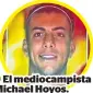  ??  ?? El mediocampi­sta Michael Hoyos.
