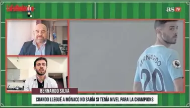  ??  ?? Bernardo Silva atendió ayer a AS en el programa La Futbolería, que se emite todos los jueves en As.com