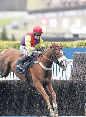  ?? Getty. ?? terday. The champion jockey is pictured celebratin­g below.