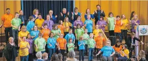  ?? PHOTO: GEORGE CHARPENTIE­R/AGCPHOTO.COM ?? Kids of Note (for singes ages 7 to 16) and The Notations (for ages 16 to 30) brings together young people with a range of abilities who love to sing.