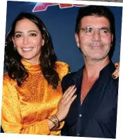  ??  ?? Devoted: Simon Cowell with Lauren Silverman. Above, riding another e-bike in 2018