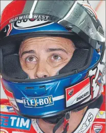  ?? FOTO: EFE ?? Dovizioso se ha ganado el respeto del motociclis­mo mundial