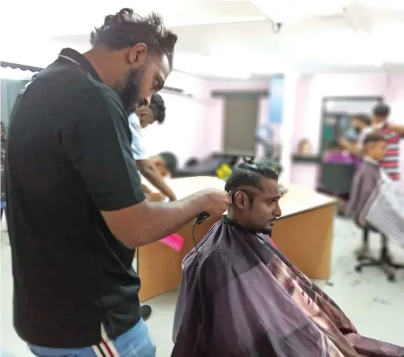  ?? Photo: Fiji National University ?? AT FNU, we value our social responsibi­lities and recognize the need to empower communitie­s with hair, beauty, and spa training.