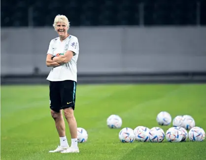  ?? ?? Pia Sundhage tror på Sverige i EM.
BILD: ANDERS WIKLUND