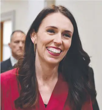  ?? Picture: AFP PHOTO ?? Labour Party leader Jacinda Ardern arrives for a press conference at Parliament in Wellington after outgoing New Zealand Prime Minister Bill English conceded defeat.