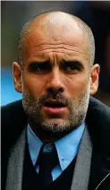  ??  ?? New view: Pep Guardiola