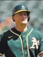  ?? Scott Strazzante / The Chronicle ?? A’s third baseman Matt Chapman got fluids at a hospital in Houston.