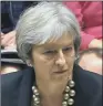  ??  ?? THERESA MAY: Insisted MPs will have a choice over nature of Irish border policies.