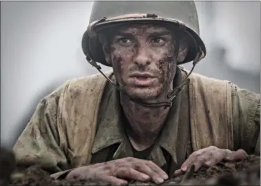  ?? SUMMIT ?? Andrew Garfield appears in a scene from “Hacksaw Ridge.”