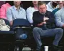  ?? ADAM HUNGER/AP ?? Knicks owner James Dolan watches during the first half of the team’s game against the Pelicans on Jan. 20 in New York.