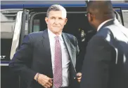  ?? Jonathan
Ernst / Reuters Files ?? Former national security adviser Michael Flynn arrives for a court hearing in 2018.