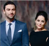  ??  ?? Aidan with his girlfriend Sarah Greene