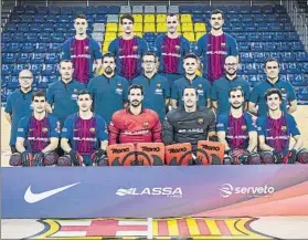  ?? FOTO: FCB ?? El nuevo Barça de Edu Castro busca su primer título de la temporada