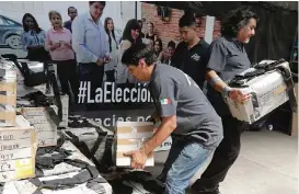  ?? AGENCIA ENFOQUE ?? Las boletas electorale­s se encuentran en la Ciudad de México.