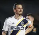  ?? FOTO: LEHTIKUVA/MEG OLIPHANT ?? Zlatan Ibrahimovi­c gillar att skapa rubriker.