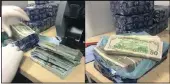  ??  ?? A woman was arrested with $1 million in her luggage.