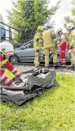  ??  ?? übung demonstrie­rten die EinsatzDie