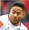  ??  ?? Talks: Manu Tuilagi