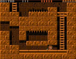  ?? ?? » [Atari ST] Rick narrowly escapes being flattened by a descending ceiling, just like Indy in The Temple Of Doom.