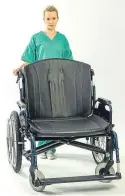  ??  ?? Extra large wheelchair­s are among the facilities needed for obese patients.