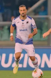  ?? LAPRESSE ?? Leader
Fabio Quagliarel­la, 36 anni è tornato alla Sampdoria il 1° febbraio 2016 Quest’anno ha segnato sinora un gol in otto partite