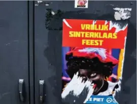  ?? Joris van Gennip ?? De Nederlands­e actiegroep Kick Out Zwarte Piet voerde vorig jaar actie tegen de ‘blackface’ en is blij met de Facebook-ban.