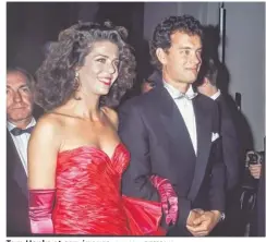  ?? Jean-Yves DESFOUX ?? Tom Hanks et son épouse.