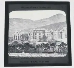  ?? ?? The 19th century images of Edinburgh were found by city curators. They include, clockwise from main: West Bow, the Palace of Holyroodho­use, White Horse Close, the Meadows and Royal Infirmary buildings and Craigleith quarry