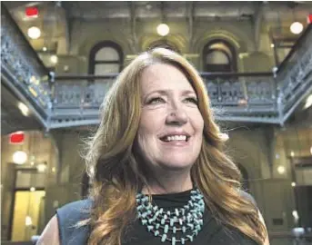  ?? Carolyn Cole Los Angeles Times ?? ANN DOWD, an Emmy nominee for her roles in “The Handmaid’s Tale,” top right, and “The Leftovers,” bottom right, is seen at New York’s Beekman hotel.