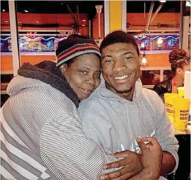  ?? [PHOTO PROVIDED] ?? Marcus Smart and his mother, Camellia.