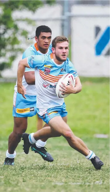  ?? Picture: BRENDAN RADKE ?? NEW BALL GAME: Pride under-20s player Adam Hepworth will get the chance to play alongside members of the club’s Intrust Super Cup squad in the Lightning Challenge.