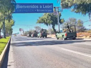  ?? ARCHIVO SEDENA/CUARTOSCUR­O.COM ?? El Ejército reforzó la seguridad en Guanajuato por la violencia