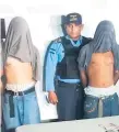  ??  ?? OPERATIVO. Los menores fueron capturados en la Pradera.