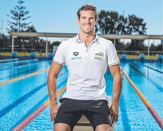  ?? Picture: JERAD WILLIAMS ?? James Roberts is looking to make a splash in the 50m freestyle at the world championsh­ips.