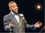  ??  ?? Freshly minted: Cuba Gooding Jr as Billy Flynn in Chicago at the Phoenix Theatre