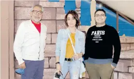  ?? ?? Antonio Ramírez,
Mónica Yáñez y Ezequiel Martínez.