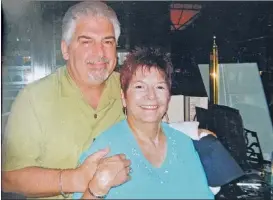  ??  ?? Gerry Puglise and his wife, Peggy Datoli. Puglise “was in the wrong place at the wrong time” when he was killed, his son said.