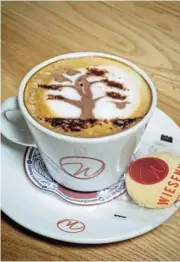  ?? /Supplied ?? Tree of life: A convention­al cappucino works best as coffee experience if taken orally.