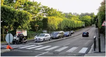  ??  ?? L’avenue du Maréchal de Lattre de Tassigny, qui monte vers Saint-germain-en-laye, devrait être sécurisée.